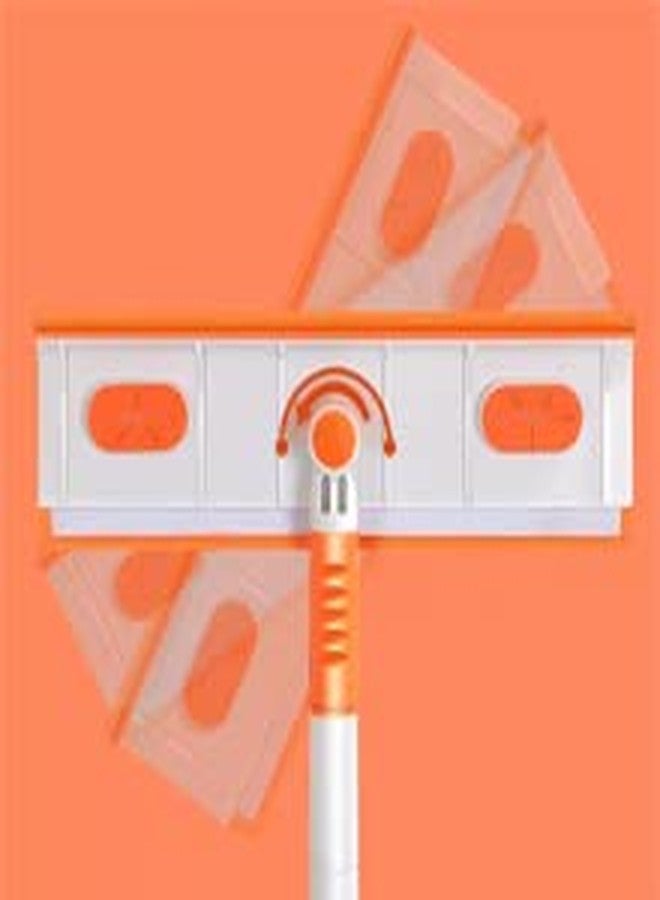 MADRIC 2 in 1 Window Cleaning Tool |Squeegee Window Cleaner with Bendable Head for Indoor Outdoor High Windows Cleaning (Window Cleaning Brush) (Rectangular) - Image 3
